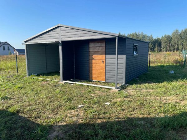 garaz-blaszany-5x6m-ciemny-grafik-drewno-04 garaz-blaszany-5x6m-ciemny-grafik-drewno-04