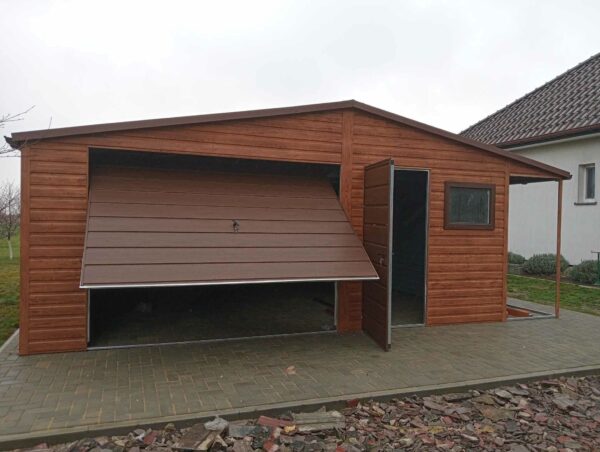 garaz-blaszany-6x5m-dwuspadowy-drewnopodobny-wiatka-03 garaz-blaszany-6x5m-dwuspadowy-drewnopodobny-wiatka-03