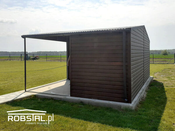 garaz-blaszany-drewnopodobny-6x4m-z-oddzielnym-schowkiem-oraz-wiatka-03 garaz-blaszany-drewnopodobny-6x4m-z-oddzielnym-schowkiem-oraz-wiatka-03