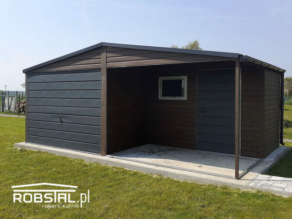 garaz-blaszany-drewnopodobny-6x4m-z-oddzielnym-schowkiem-oraz-wiatka03 garaz-blaszany-drewnopodobny-6x4m-z-oddzielnym-schowkiem-oraz-wiatka03