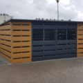 wiata grafit mat + złoty dąb