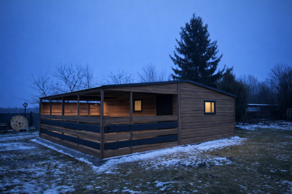 GARAŻ Z TARASEM 7x5 GARAŻ Z TARASEM 7x5