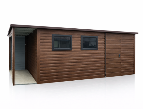 Domek narzędziowy 5x3 z wiatą