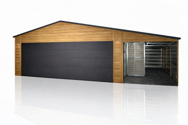 GARAŻ 6x5 + 2m wiataa GARAŻ 6x5 + 2m wiataa