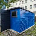 Domek ogrodowy 5x4 niebieski ral