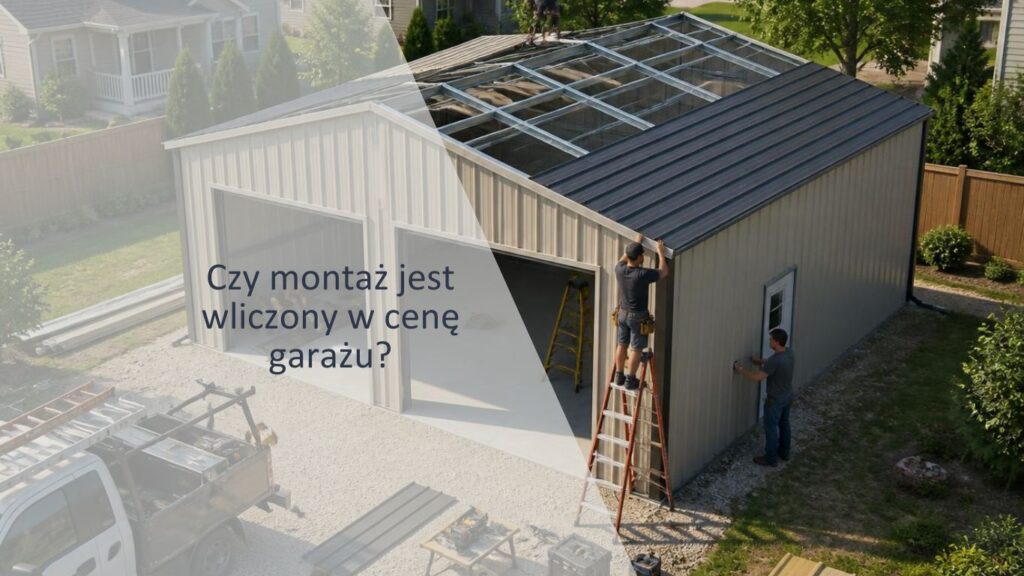 garaże-blaszane-montaż