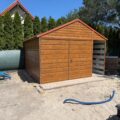 Domek 4x5 z wiata panelowaa