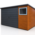 domek-ogrodowy-3x4-z-bramą-dwuskrzydłową-premium